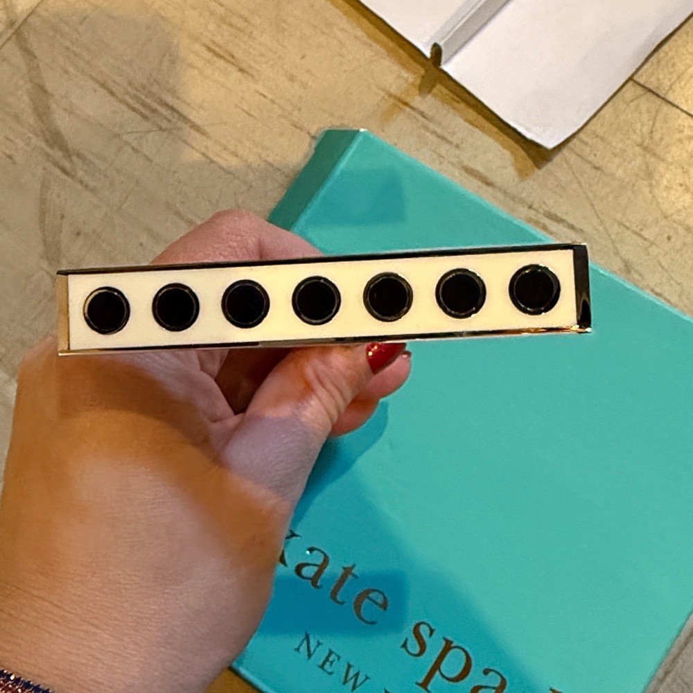 Kate Spade Gold and Black Striped Bottle Opener Set - Picture 3 of 6